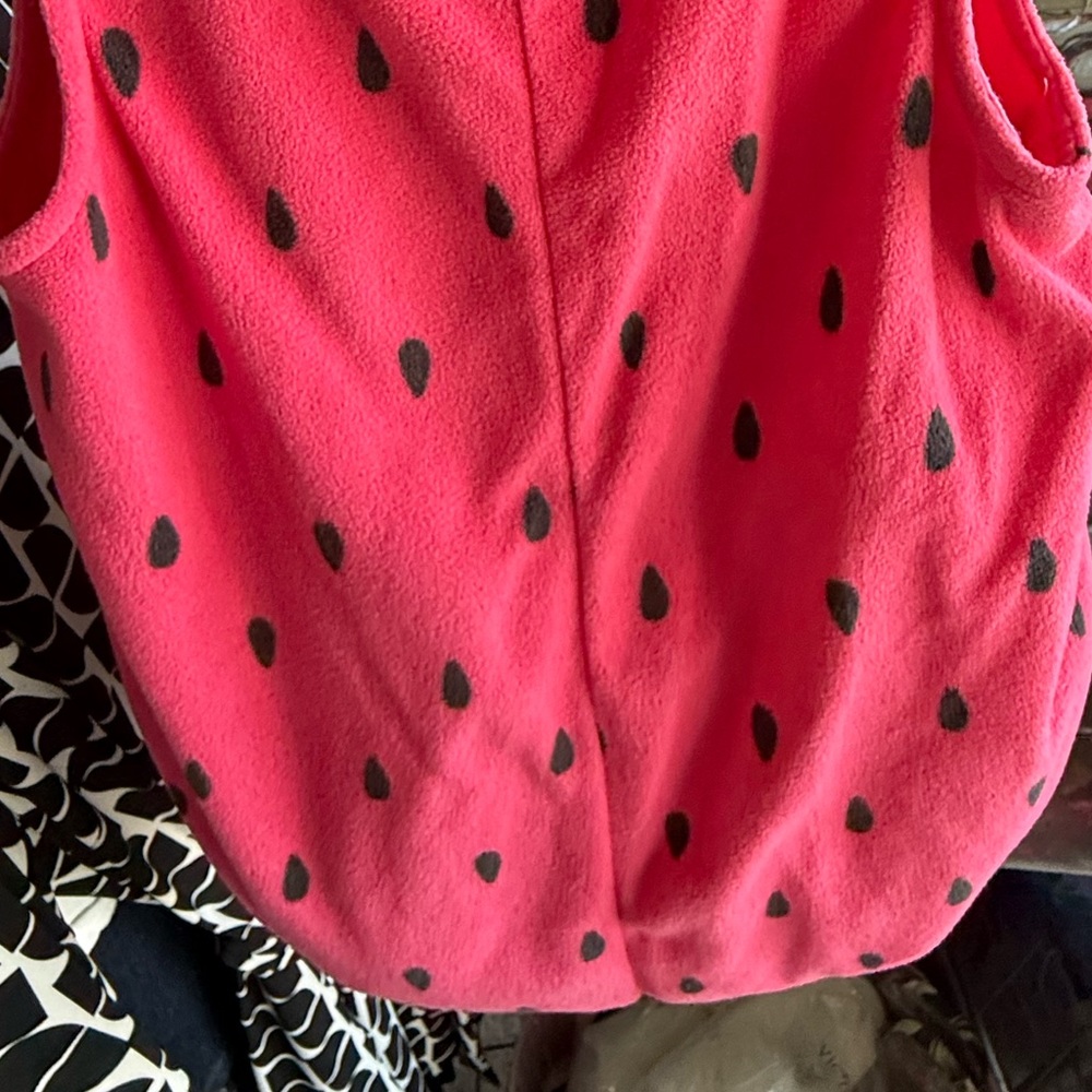 Adidas Pink Hooded Vest with Black Dots - Picture 4 of 4